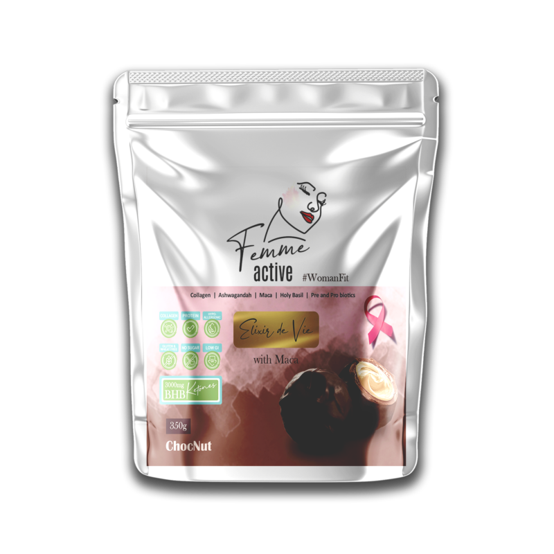 Femme Active ChocNut Product Mockup