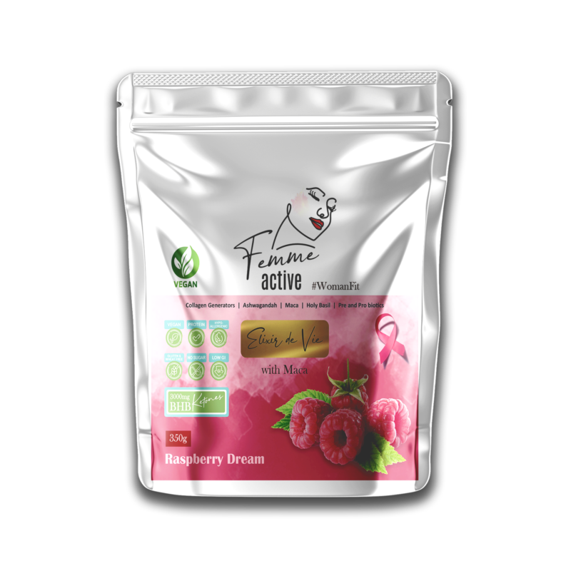 Femme Active Raspberry Dream Vegan Product Mockup