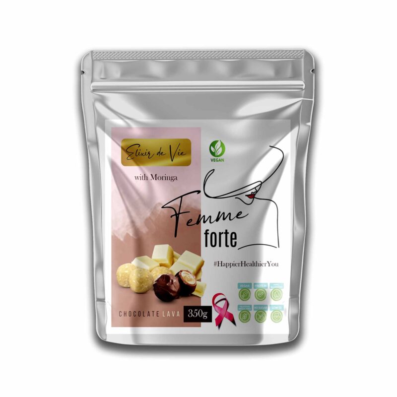 Femme Forte Chocolate Lava Vegan Packaging Mockup JPG